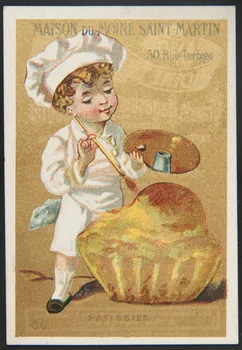 carte réclame PATISSIER 1974.50.335  Photo Mucem