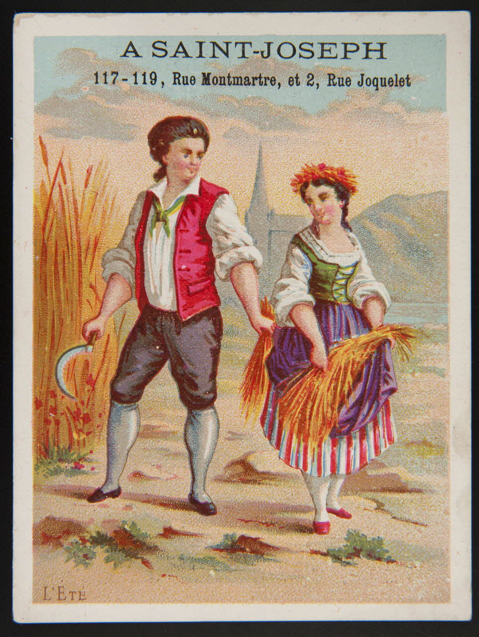 carte réclame L'ETE 1974.50.422 Photo Mucem