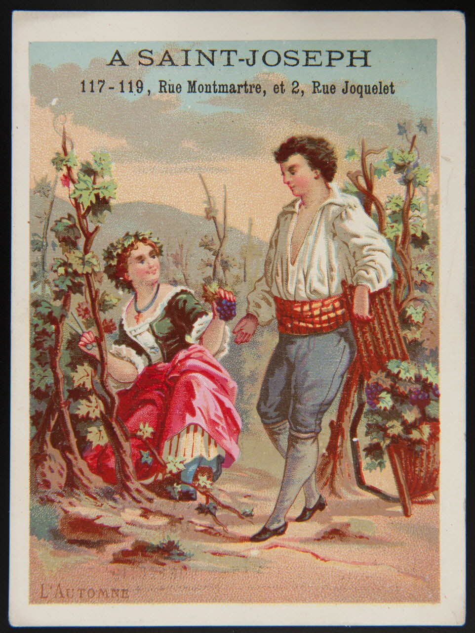 carte réclame L' AUTOMNE 1974.50.423 Photo Mucem