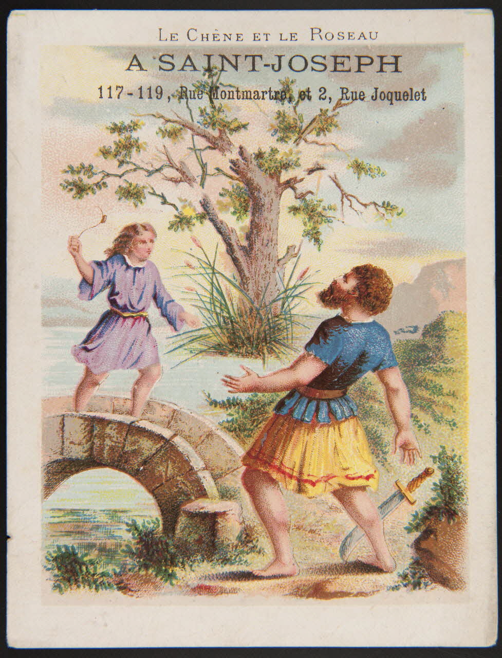 Cochet et Roulié ; Bouillon-Rivoyre carte réclame chromo Paris 1878-1880 1974.50.433 Photo Mucem