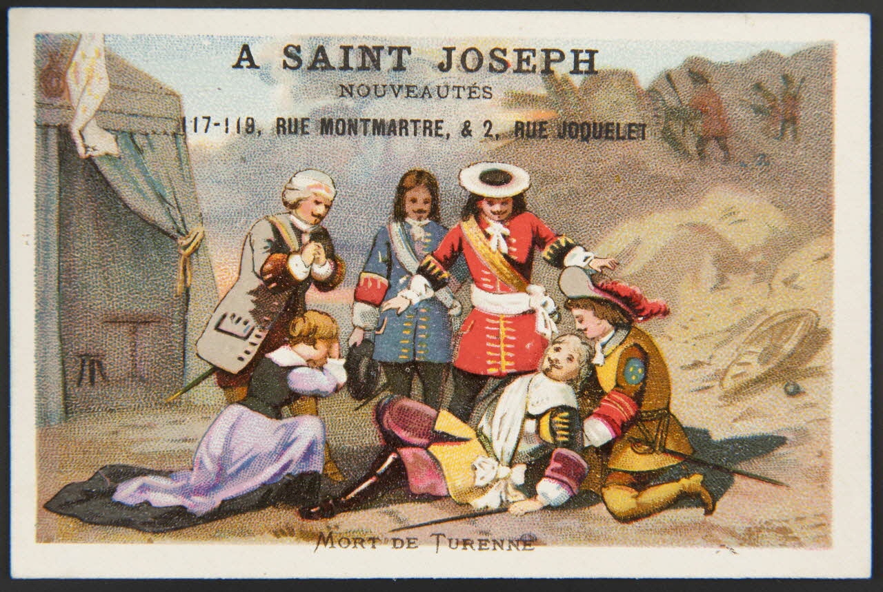 carte réclame MORT DE TURENNE 1974.50.440 Photo Mucem