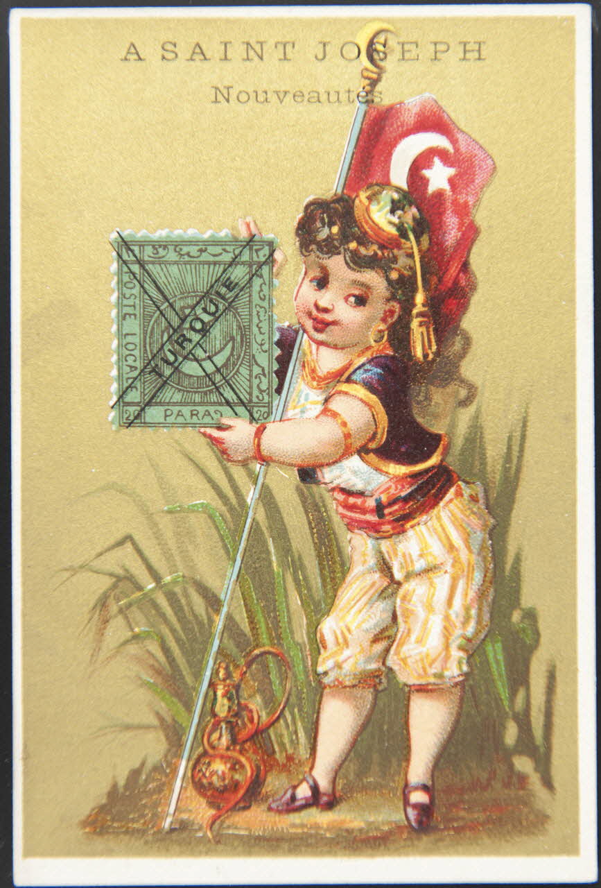 carte réclame Jeune fille turque 1974.50.449 Photo Mucem