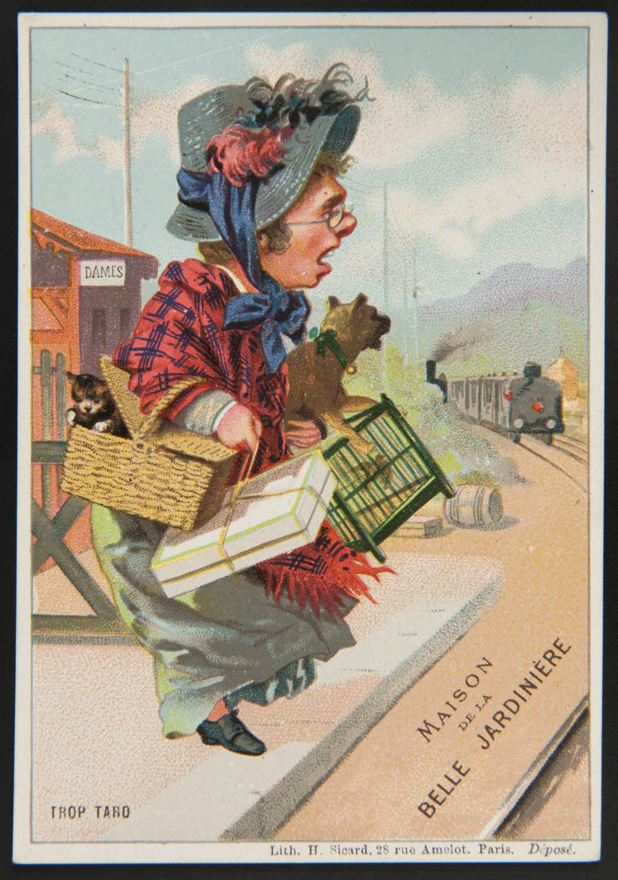 carte réclame TROP TARD 1974.50.45 Photo Mucem