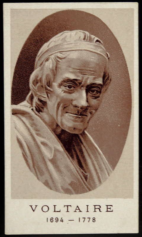 carte réclame VOLTAIRE  1694 - 1778 1974.50.452 Photo Mucem