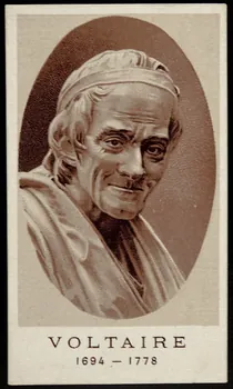 carte réclame VOLTAIRE  1694 - 1778 1974.50.452 Photo Mucem