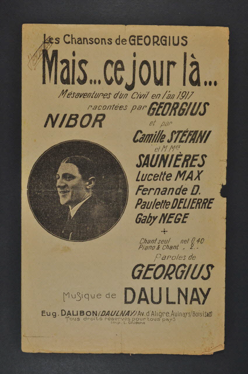 partition de musique petit format 1965.149.11 Photo Mucem