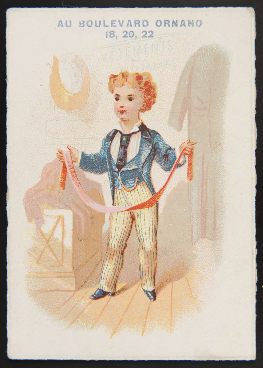 carte réclame Tailleur 1974.50.459 Photo Mucem