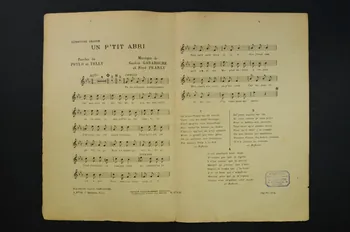 Fred Pearly ; Gaston Gabaroche ; Phylo ; Vincent Telly ; Dranem chanson petit format Île-de-France, France 1918 1966.139.18  Photo Mucem