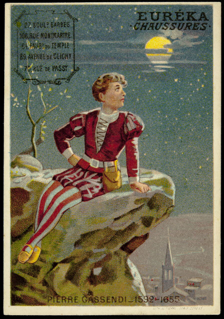 carte réclame PIERRE GASSENDI _ 1592-1655 1974.50.600 Photo Mucem