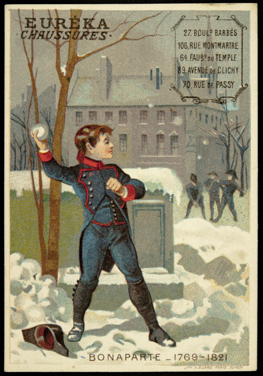 carte réclame BONAPARTE _ 1769-1821 1974.50.608 Photo Mucem