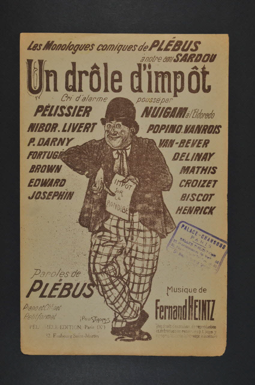 partition de musique petit format 1965.149.123 Photo Mucem