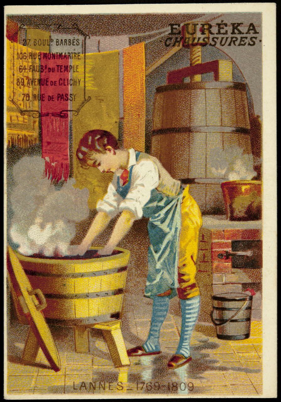 carte réclame LANNES _ 1769-1809 1974.50.616 Photo Mucem