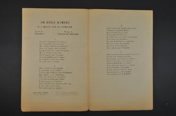 partition de musique petit format 1965.149.123 Photo Mucem