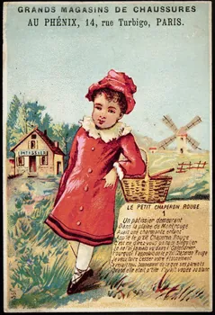 carte réclame LE PETIT CHAPERON ROUGE.  1 1974.50.644  Photo Mucem