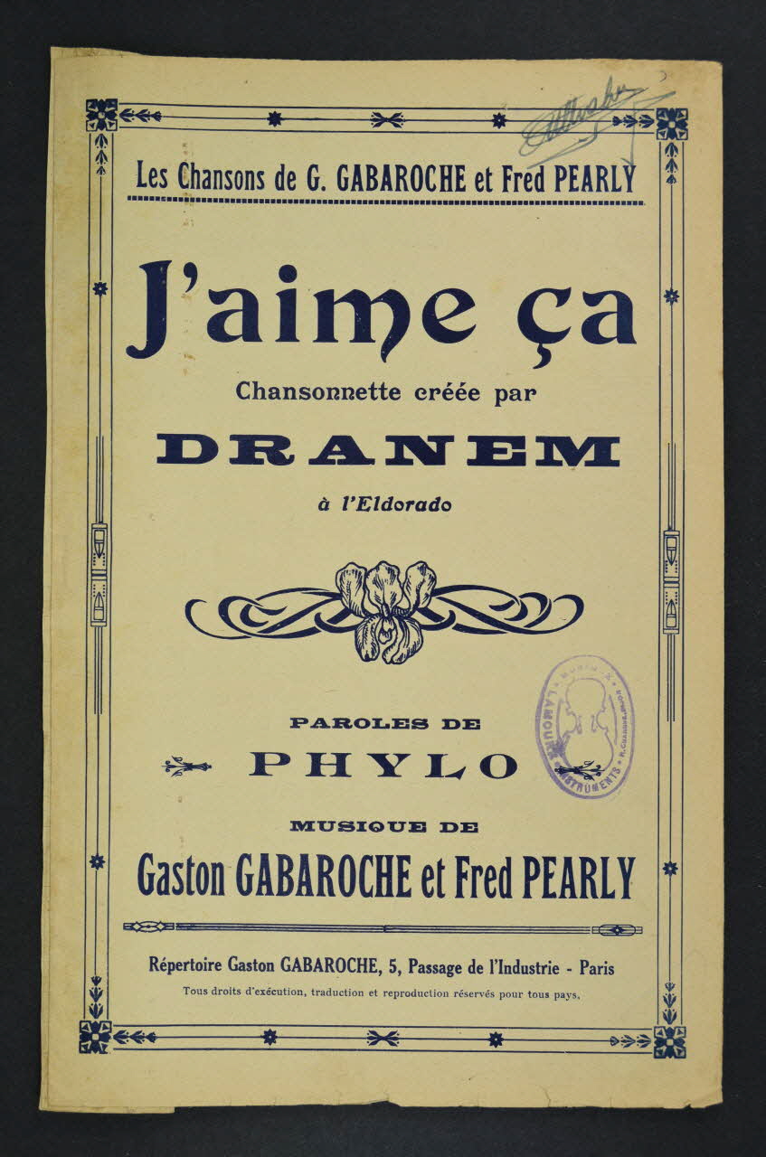 chanson petit format 1966.139.21 Photo Mucem