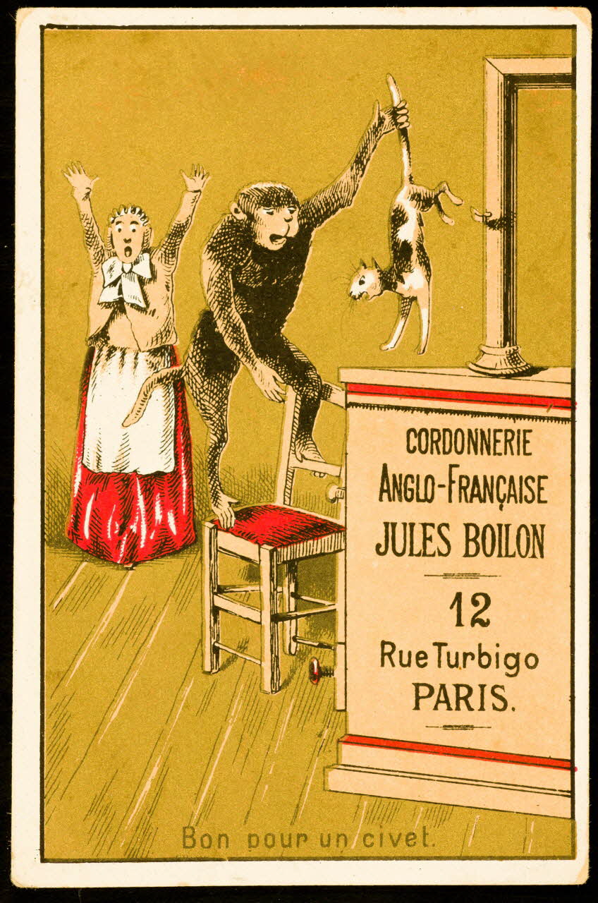 carte réclame Bon pour un civet. 1974.50.649 Photo Mucem