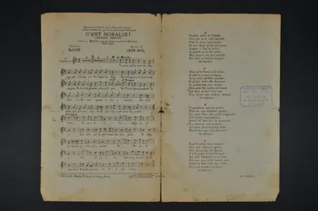 Jack Bill ; Alcide ; Félix Mayol ; Félix partition de musique petit format Île-de-France, France 1914 1965.149.124  Photo Mucem