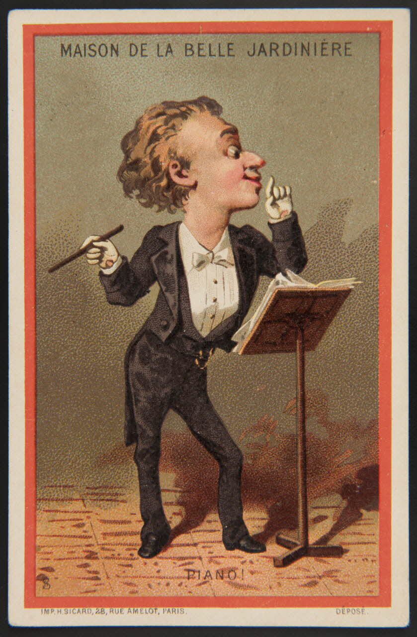 carte réclame PIANO ! 1974.50.69 Photo Mucem