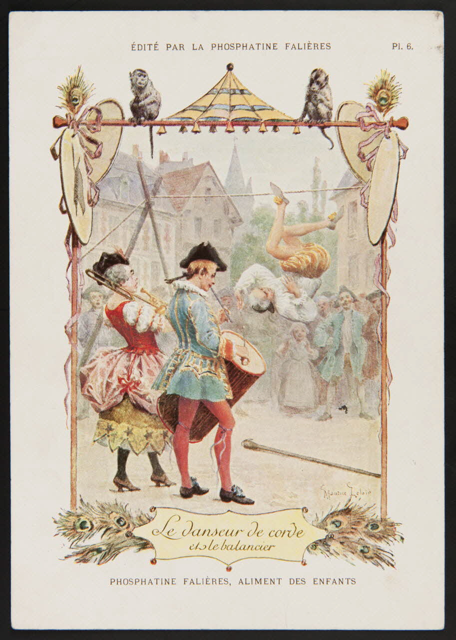 estampe Le danseur de corde  et le balancier 1974.50.704 Photo Mucem