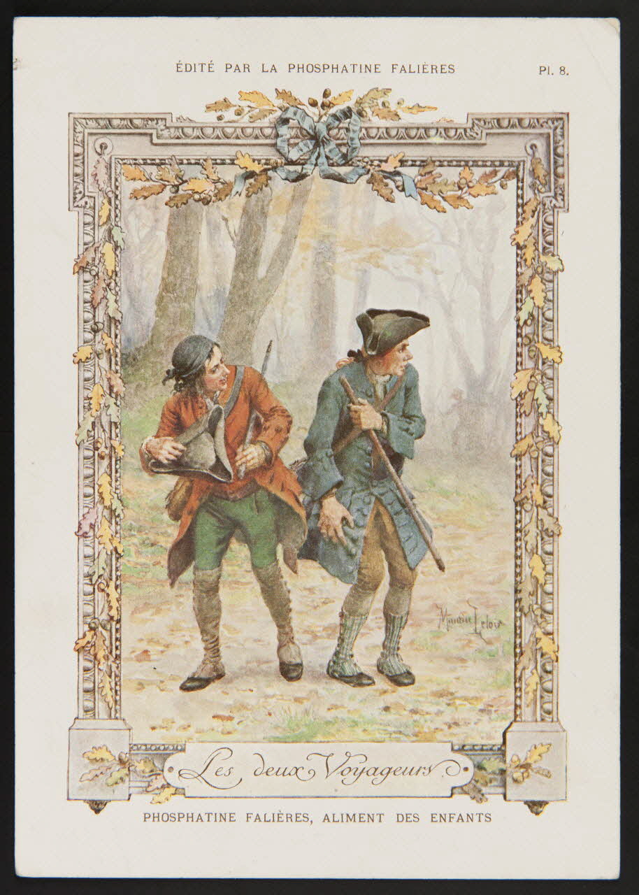 estampe Les deux Voyageurs. 1974.50.706 Photo Mucem