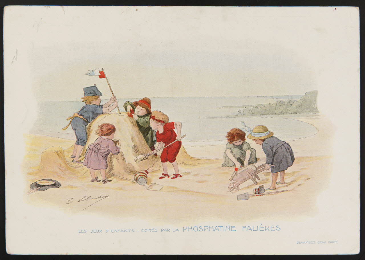 estampe LES JEUX D'ENFANTS 1974.50.708 Photo Mucem