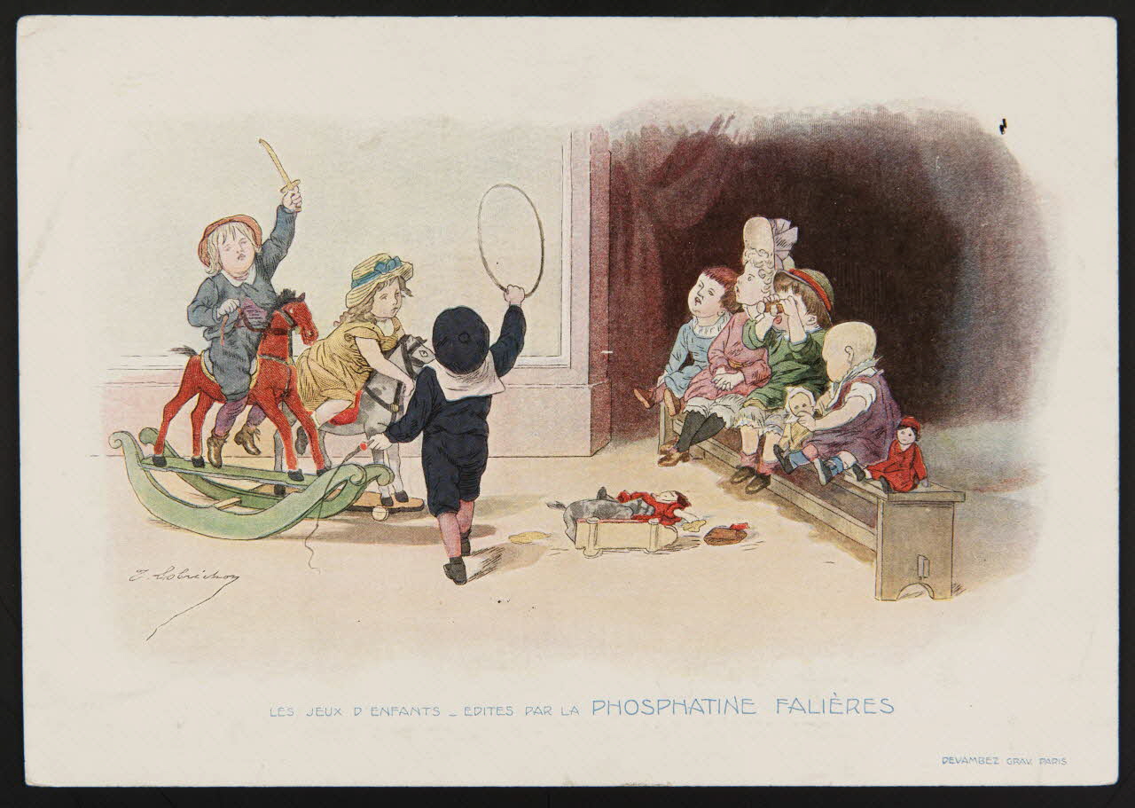 estampe LES JEUX D'ENFANTS 1974.50.709 Photo Mucem