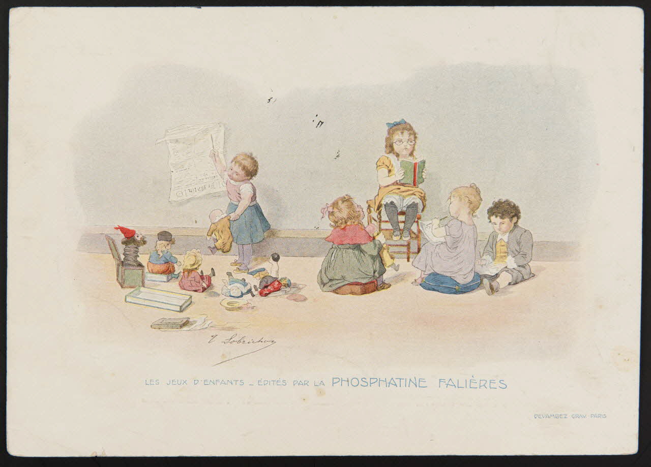estampe LES JEUX D'ENFANTS 1974.50.711 Photo Mucem