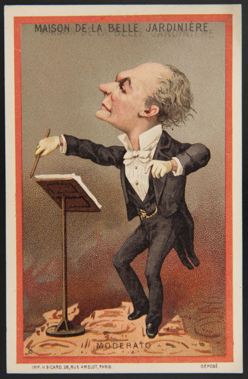 carte réclame MODERATO 1974.50.72 Photo Mucem