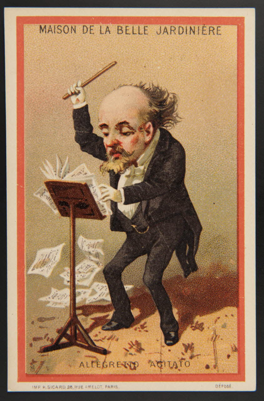 carte réclame ALLEGRETTO AGITATO 1974.50.73 Photo Mucem