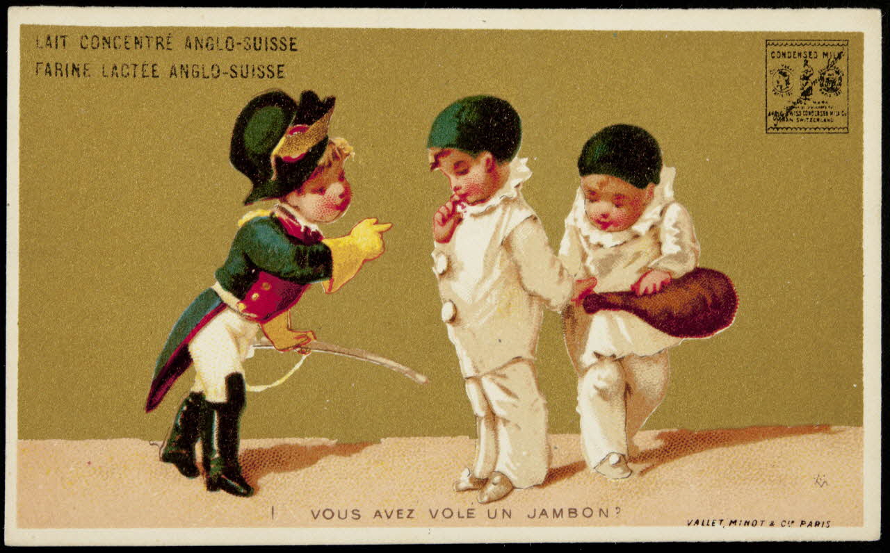 carte réclame 1 VOUS AVEZ VOLE UN JAMBON ? 1974.50.750 Photo Mucem