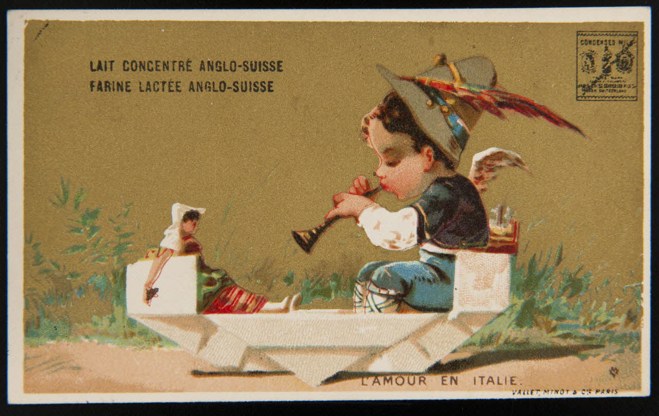 carte réclame L'AMOUR EN ITALIE. 1974.50.762 Photo Mucem