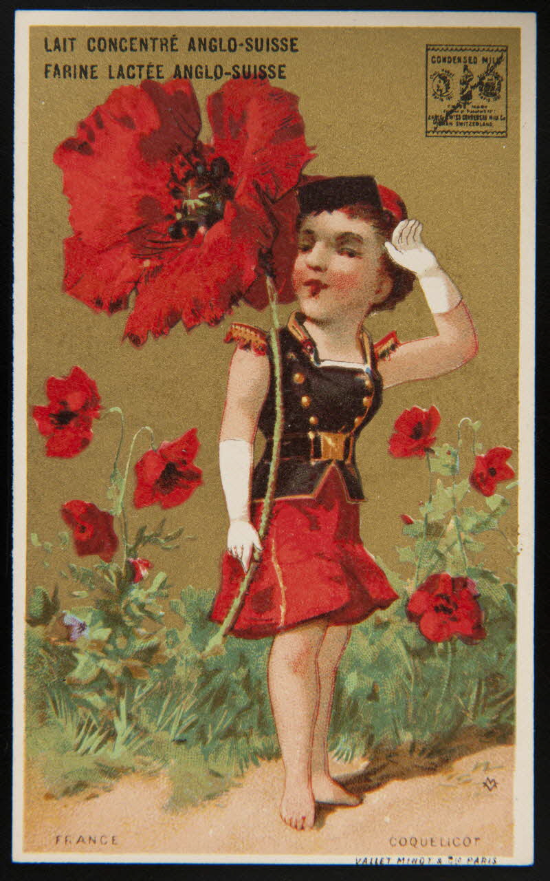 carte réclame FRANCE  COQUELICOT 1974.50.785 Photo Mucem
