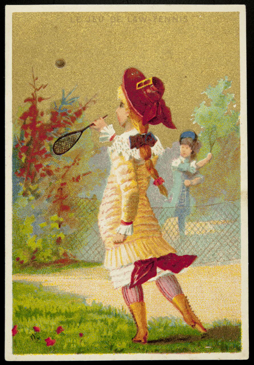 carte réclame LE JEU DE LAW-TENNIS 1974.50.825 Photo Mucem