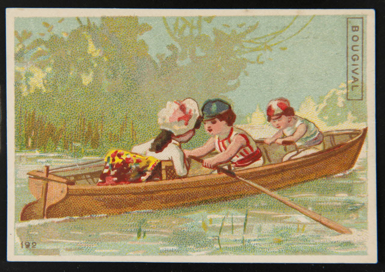 carte réclame BOUGIVAL 1974.50.843 Photo Mucem