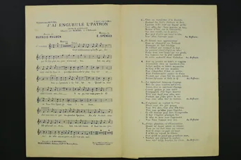 Louis Maubon ; Emile Spencer ; Marnois ; Charles Montel ; H. Delormel chanson petit format Île-de-France, France 1911 1966.139.26 Photo Mucem
