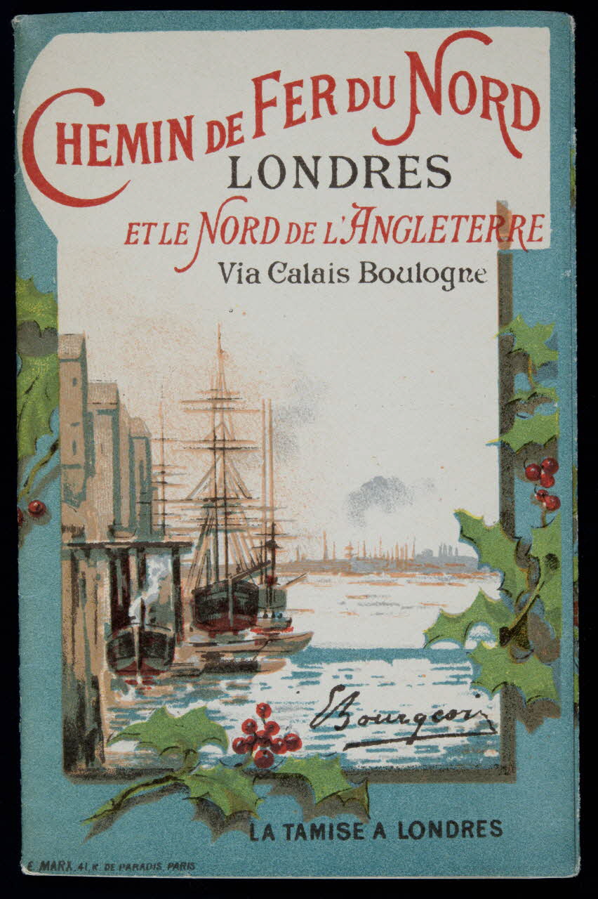 estampe CHEMIN DE FER DU NORD  LONDRES  ET LE NORD DE L'ANGLETERRE 1974.50.951 Photo Mucem