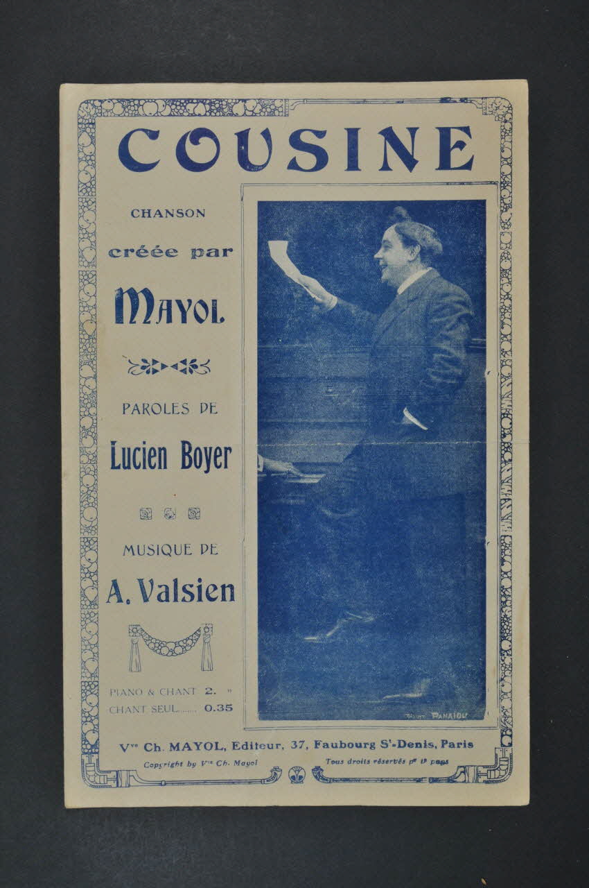 partition de musique petit format 1965.149.22 Photo Mucem