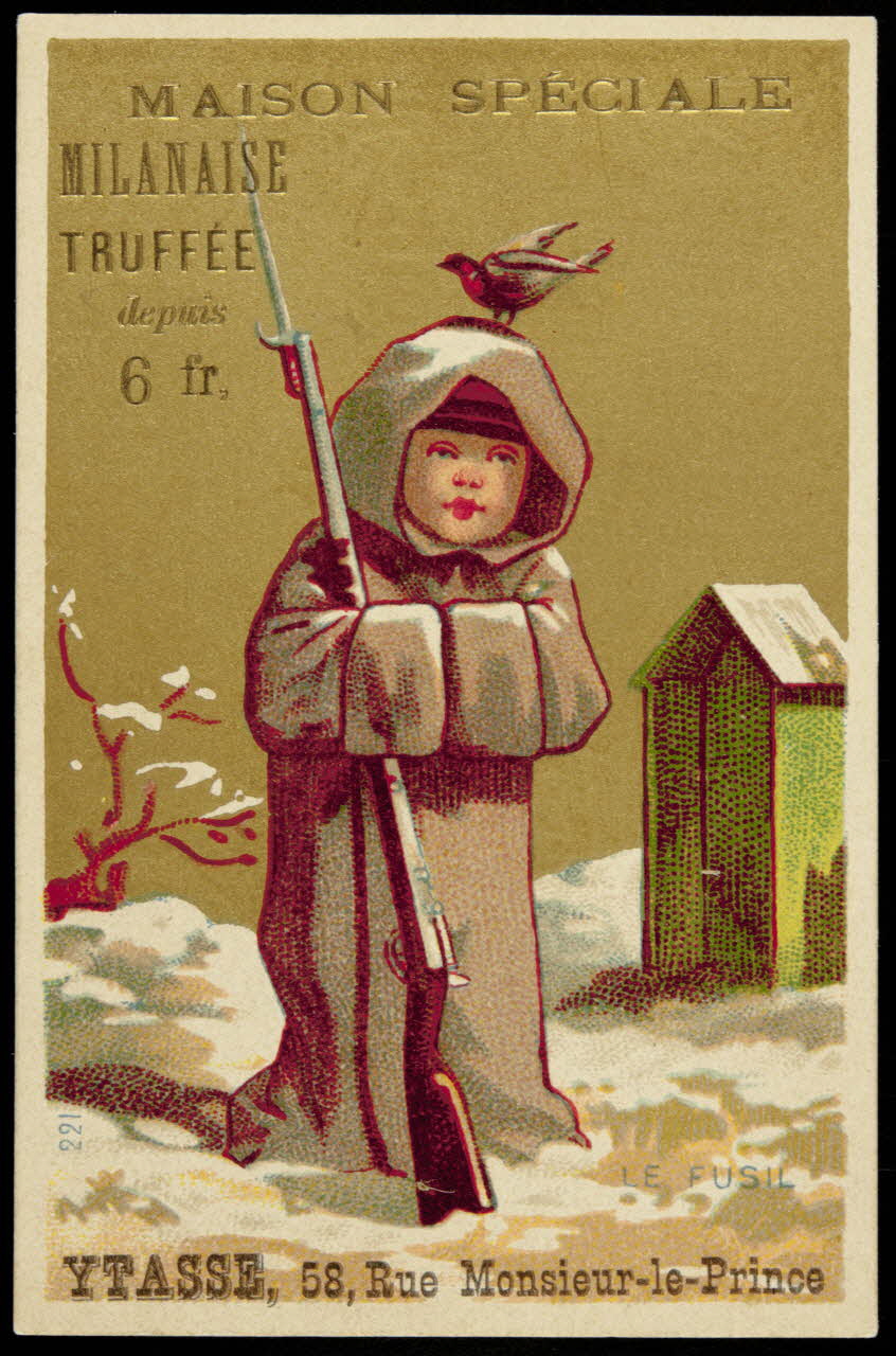 carte réclame LE FUSIL 1974.50.960 Photo Mucem