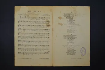 chanson petit format 1966.139.28 Photo Mucem