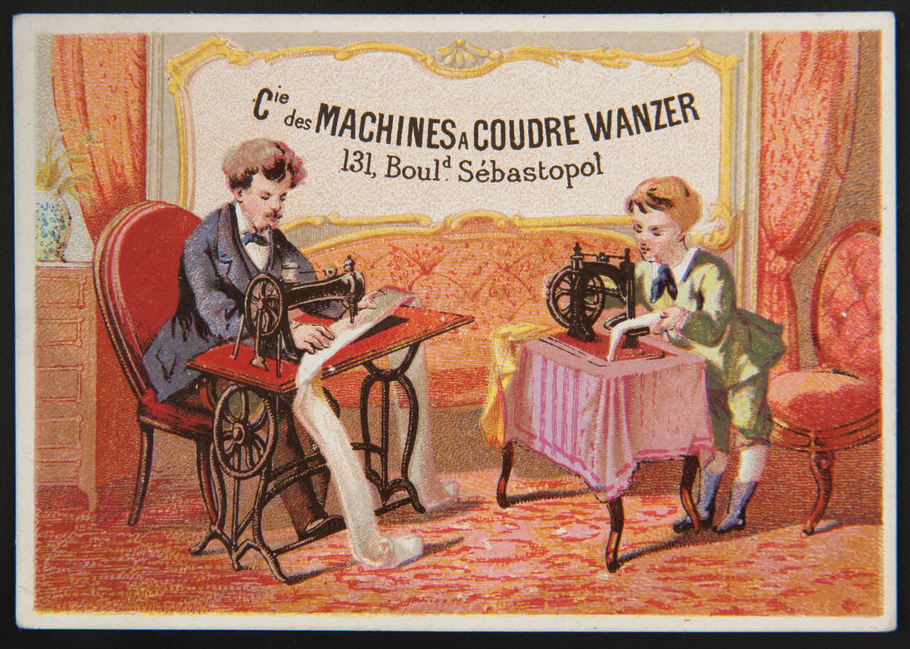 carte réclame Couturier de père en fils 1974.50.972 Photo Mucem