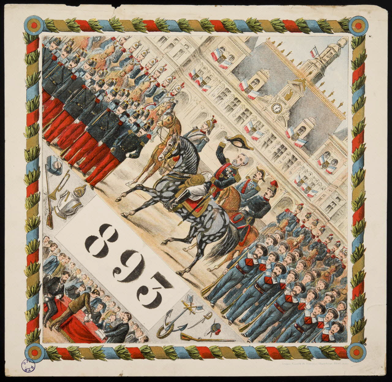 estampe Revue militaire 1974.53.49 Photo Mucem