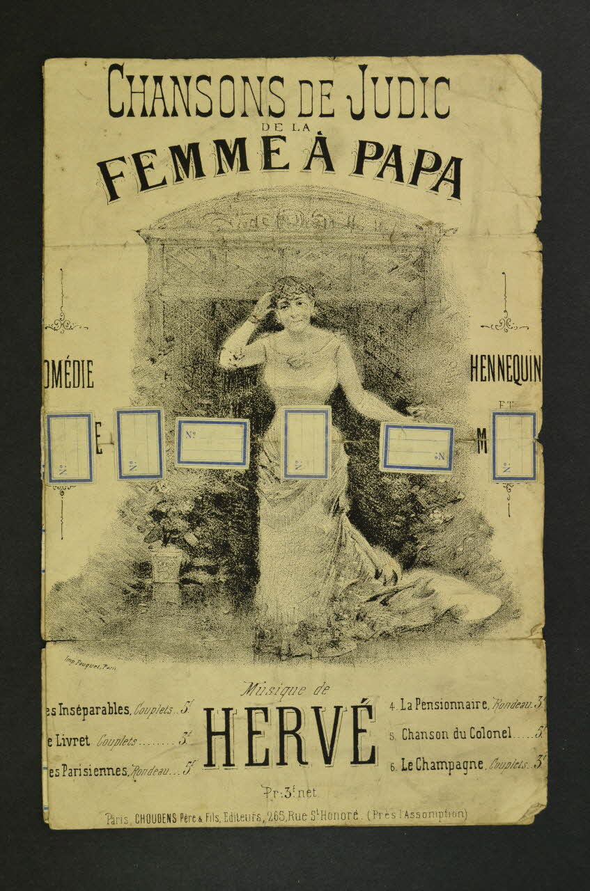 partition de musique petit format 1965.149.25 Photo Mucem