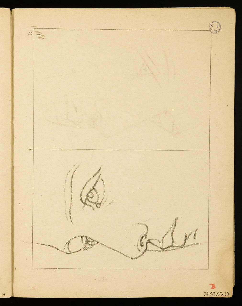 album Esquisse de visage 1974.53.53.10 Photo Mucem