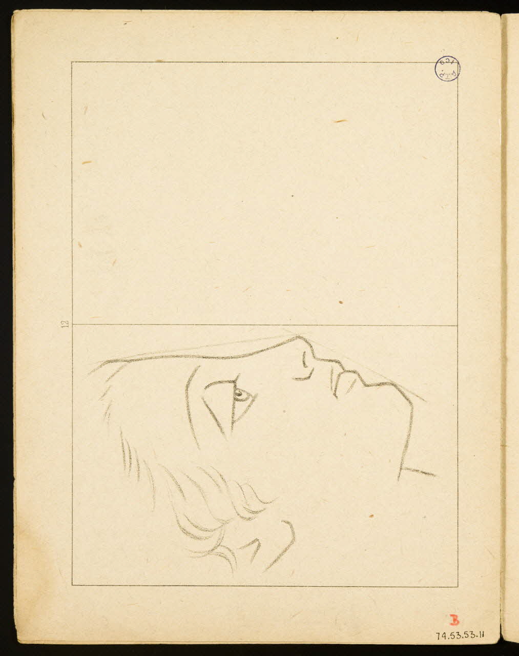 album Esquisse de visage 1974.53.53.11 Photo Mucem