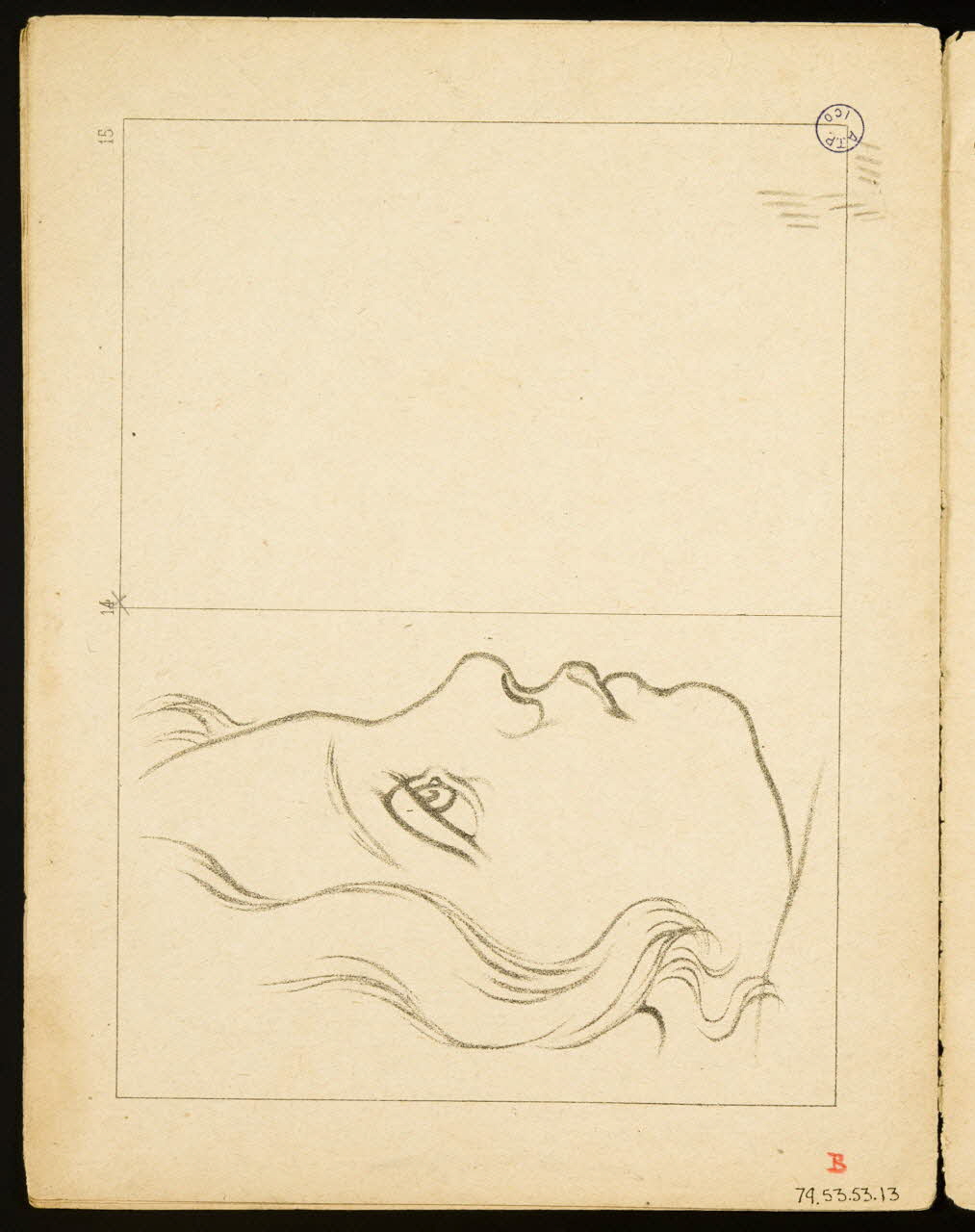 album Esquisse de visage 1974.53.53.13 Photo Mucem