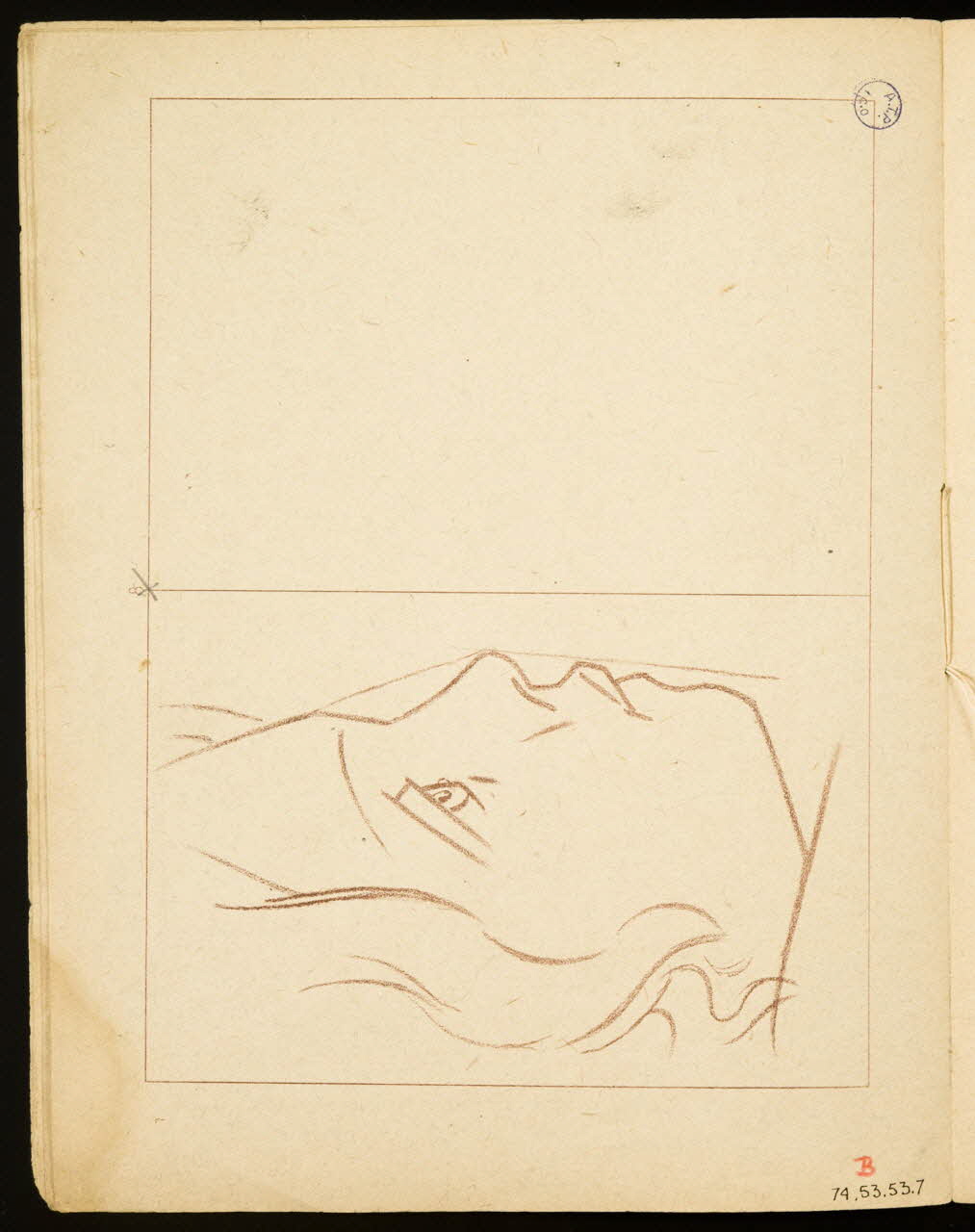 album Esquisse de visage 1974.53.53.7 Photo Mucem