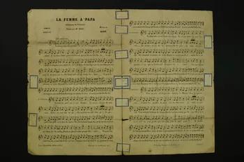 partition de musique petit format 1965.149.25 Photo Mucem