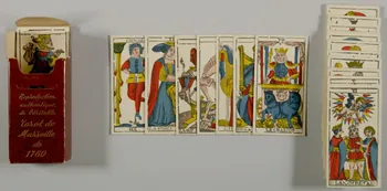 cartes à jouer Reproduction  authentique  de véritable  Tarot de  Marseille  de  1760 1974.54.1.1-78 Photo Mucem