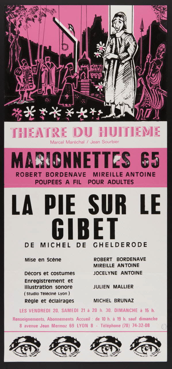 affiche LA PIE SUR LE  GIBET 1974.65.15 Photo Mucem