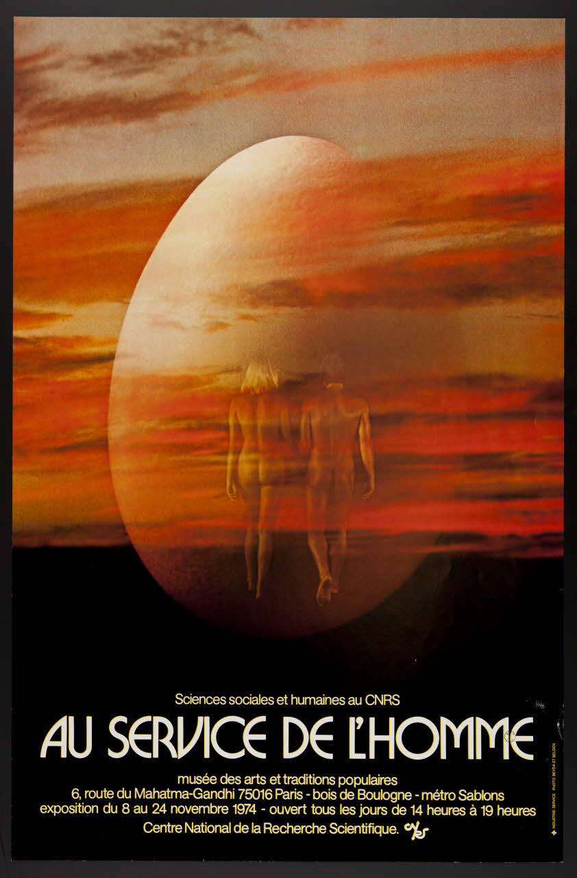 estampe AU SERVICE DE L'HOMME 1974.65.43 Photo Mucem